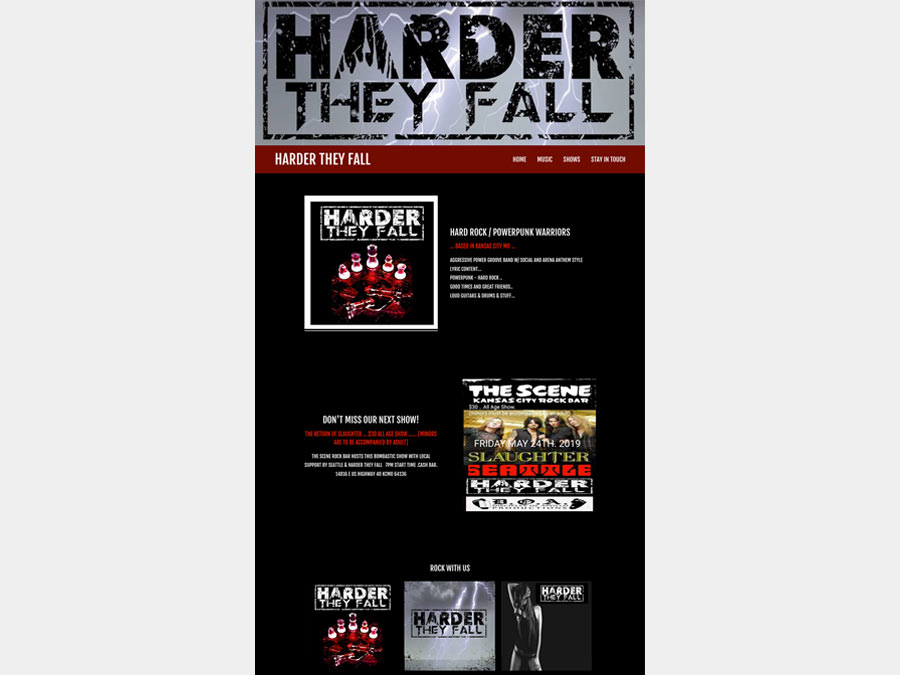 Harder They Fall website